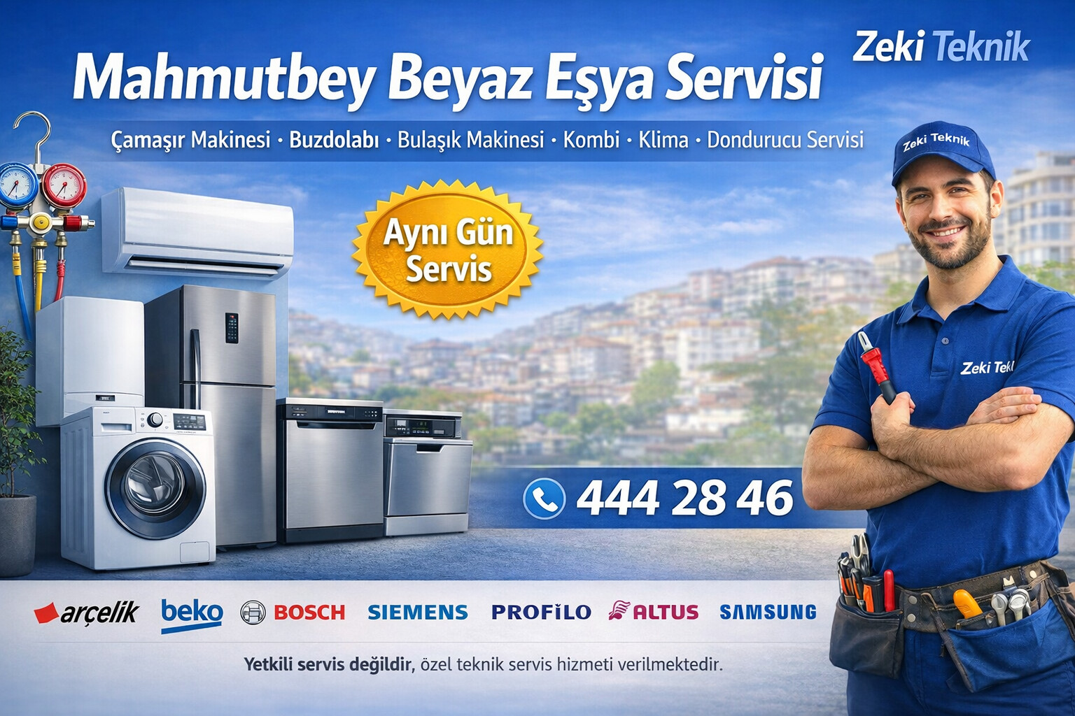 Mahmutbey Beyaz Eşya Servisi